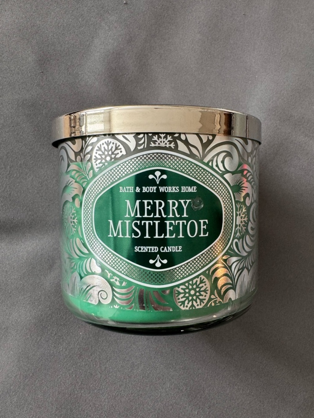 Bath & Body Works "Merry Mistletoe" 3-Wick Candle